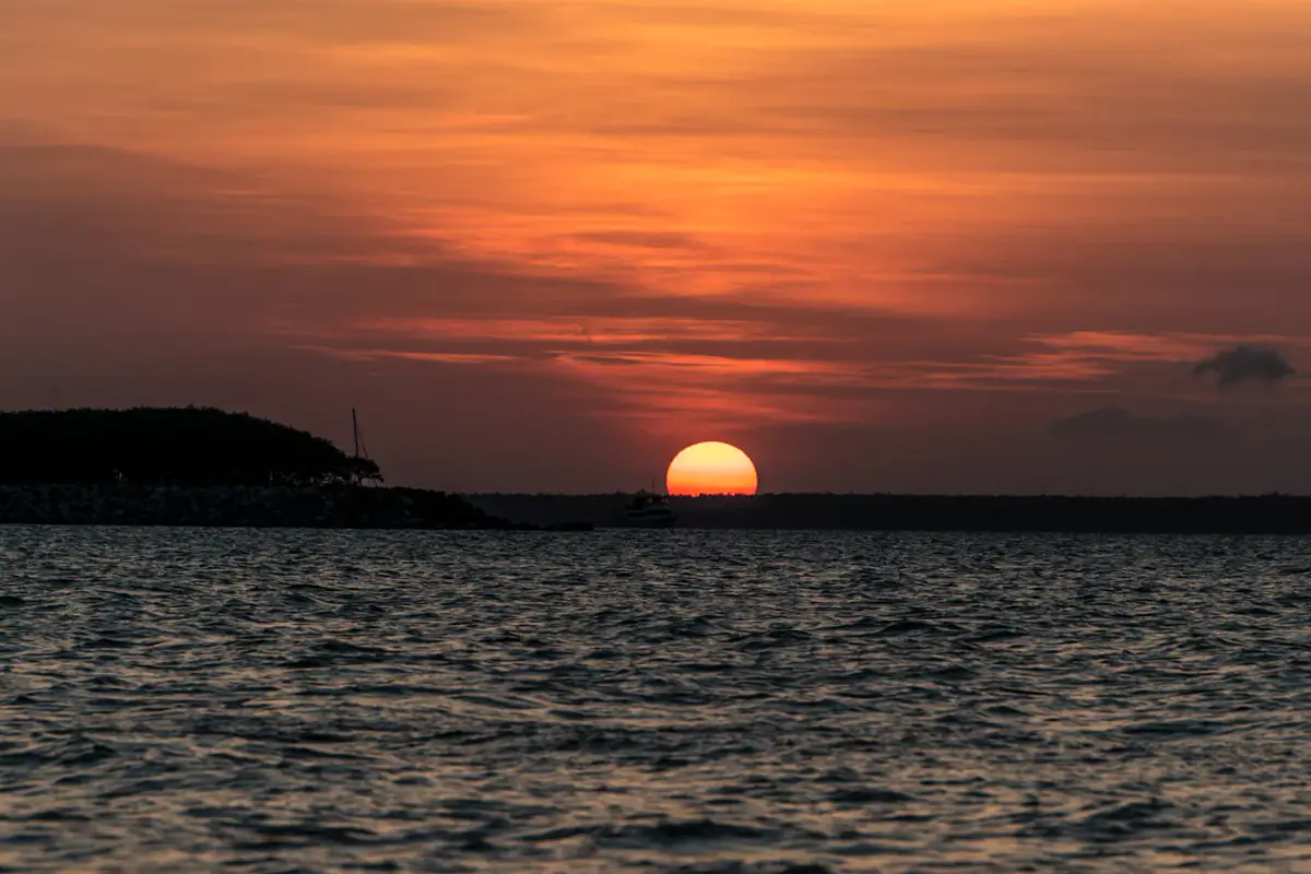 Sunset over the Timor Sea near Darwin