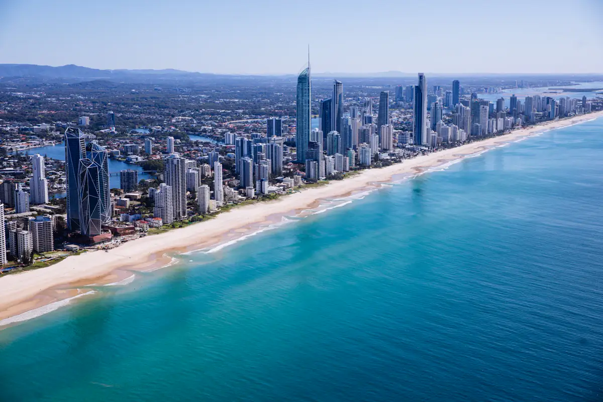 Surfers Paradise from the air