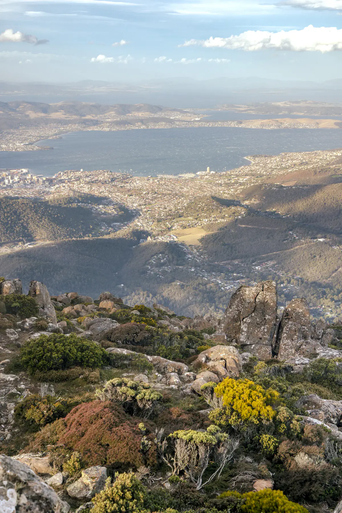 Hobart from kunanyi / Mount Wellington